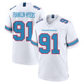 T.Titans #91 John Franklin-Myers Player White 2026 Game Home BALCE Stitched Jerseys