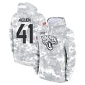 J.Jaguars #41 Josh Hines-Allen Player Arctic Camo Salute to Service Hoodies Limited Game BALCE Stitched Jerseys