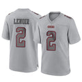 SF.49ers #2 Deommodore Lenoir Player Gray Atmosphere Fashion Home Game BALCE Stitched Jerseys