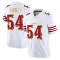 SF.49ers #54 Fred Warner Player White 2025 Rivalries Collection Game Limited BALCE Stitched Jerseys