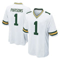 GB.Packers #1 Micah Parsons Player White Home Game BALCE Stitched Jerseys