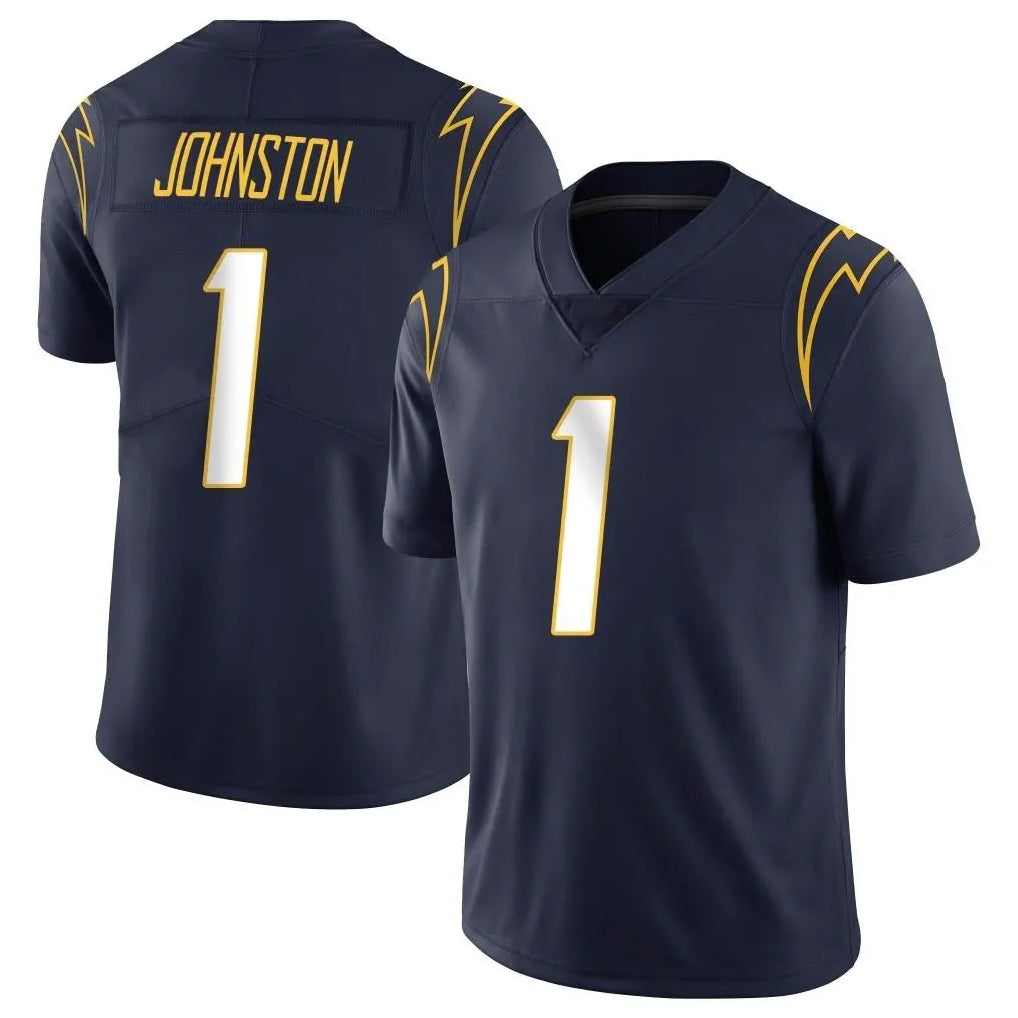 LA.Chargers #1 Quentin Johnston Player Navy Limited Vapor Untouchable Home Game BALCE Stitched Jerseys