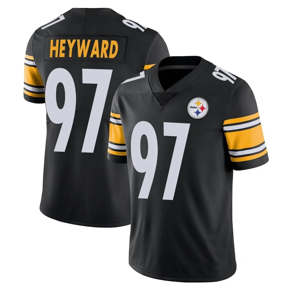 P.Steelers #97 Cameron Heyward Player Black Limited Vapor Untouchable Home Game BALCE Stitched Jerseys