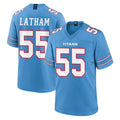 T.Titans #55 JC Latham Player Light Blue 2026 Game Home BALCE Stitched Jerseys