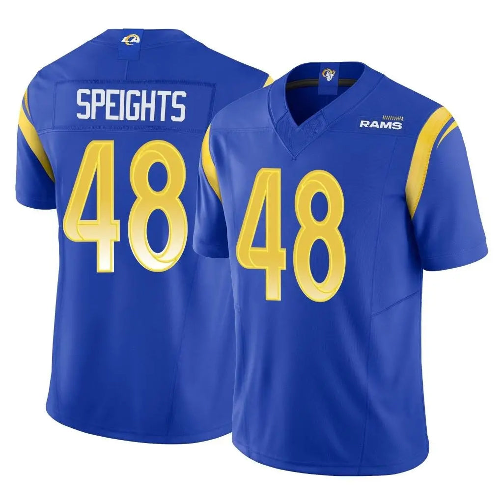 LA.Rams #48 Omar Speights Player Royal Limited Vapor F.U.S.E. Home Game BALCE Stitched Jerseys