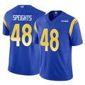 LA.Rams #48 Omar Speights Player Royal Limited Vapor F.U.S.E. Home Game BALCE Stitched Jerseys