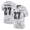 P.Eagles #27 Quinyon Mitchell Player Arctic Camo Salute to Service Limited Game BALCE Stitched Jerseys