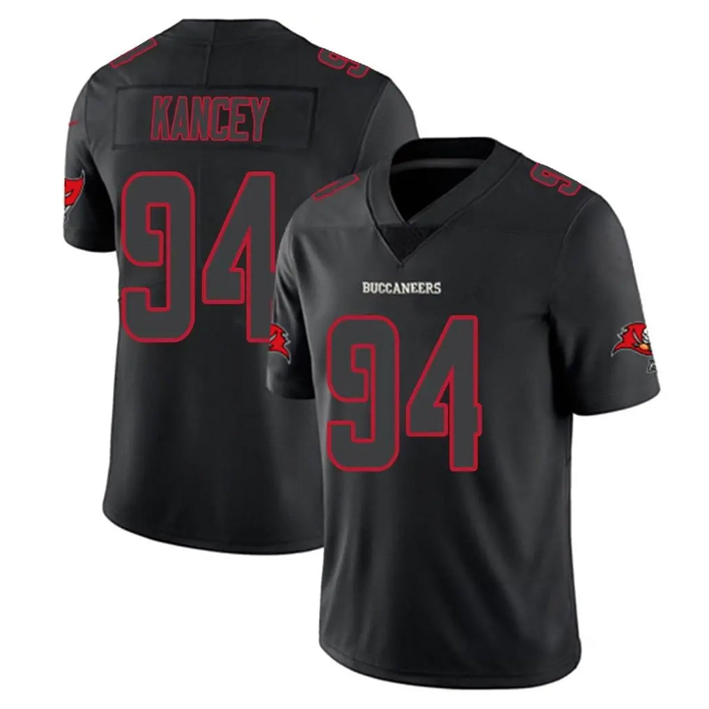 TB.Buccaneers #94 Calijah Kancey Player Black Impact Limited Home Game BALCE Stitched Jerseys