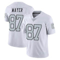 LV.Raiders #87 Michael Mayer Player White Limited Color Rush Home Game BALCE Stitched Jerseys