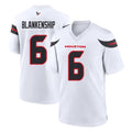 H.Texans #6 Reed Blankenship Player White Home Game BALCE Stitched Jerseys