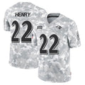 B.Ravens #22 Derrick Henry Player Arctic Camo Salute to Service Limited BALCE Stitched Jerseys