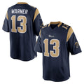 LA.Rams #13 Kurt Warner Player Navy Retired Limited BALCE Stitched Jerseys