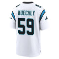 C.Panthers #59 Luke Kuechly Player White Home Game BALCE Stitched Jerseys