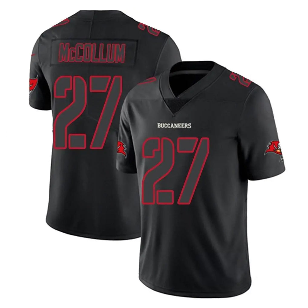 TB.Buccaneers #27 Zyon McCollum Player Black Impact Limited Home Game BALCE Stitched Jerseys
