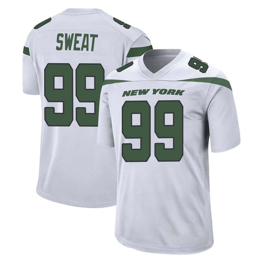 NY.Jets #99 T'Vondre Sweat Player White Spotlight Home Game BALCE Stitched Jerseys
