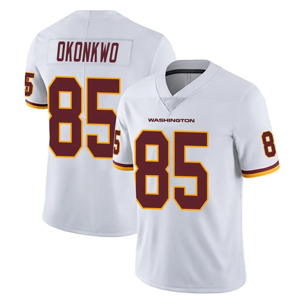 W.Commanders #85 Chig Okonkwo Player White Limited Vapor Untouchable Home Game BALCE Stitched Jerseys