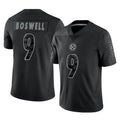 P.Steelers #9 Chris Boswell Player Black Reflective Limited Home Game BALCE Stitched Jerseys