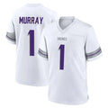 M.Vikings #1 Kyler Murray Player White Alternate Home Game BALCE Stitched Jerseys