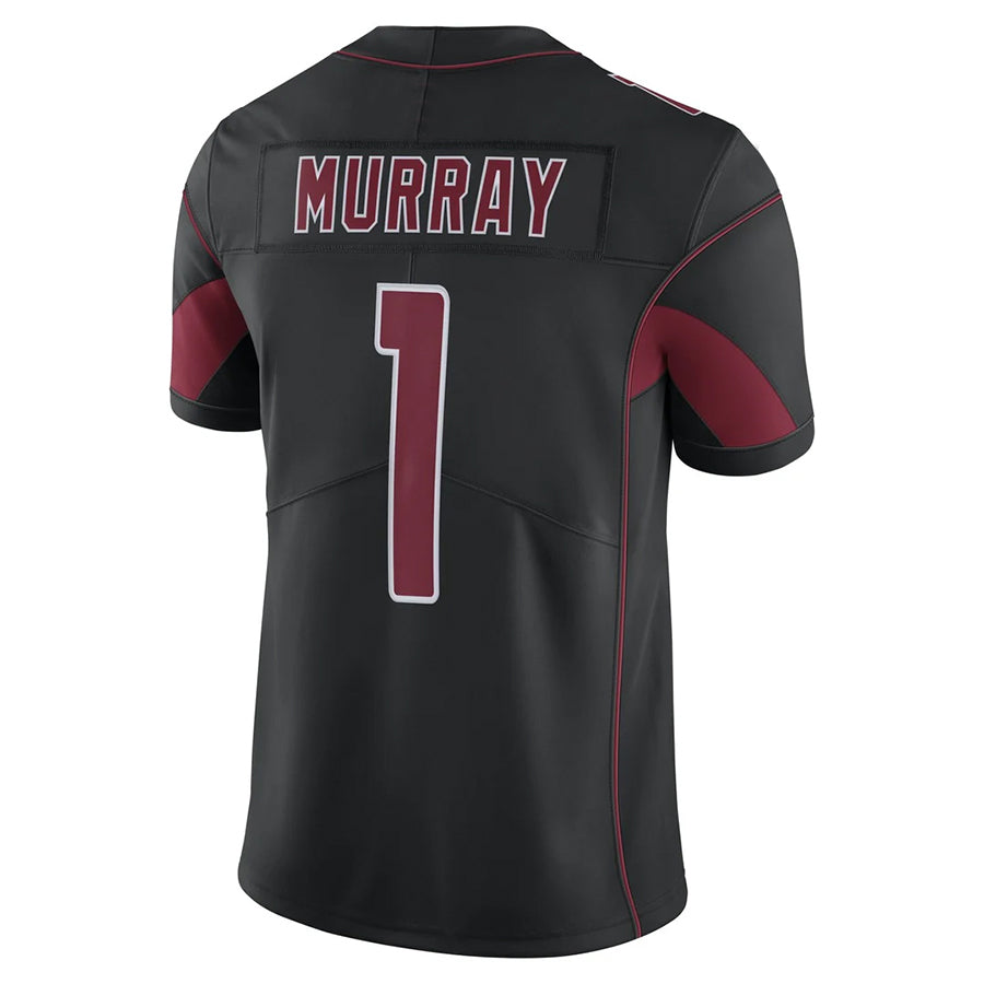 A.Cardinals #1 Kyler Murray Player Black Limited Elite Home Game BALCE Stitched Jerseys