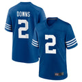 IN.Colts #2 Josh Downs Bynum Player Royal Limited Home Game BALCE Stitched Jerseys