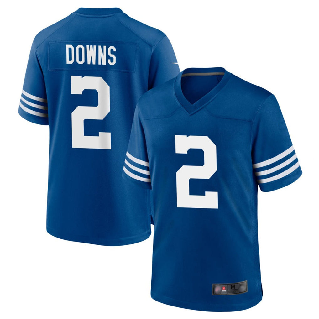IN.Colts #2 Josh Downs Bynum Player Royal Limited Home Game BALCE Stitched Jerseys