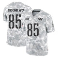 W.Commanders #85 Chig Okonkwo Player Arctic Camo Limited Salute To Service Home Game BALCE Stitched Jerseys