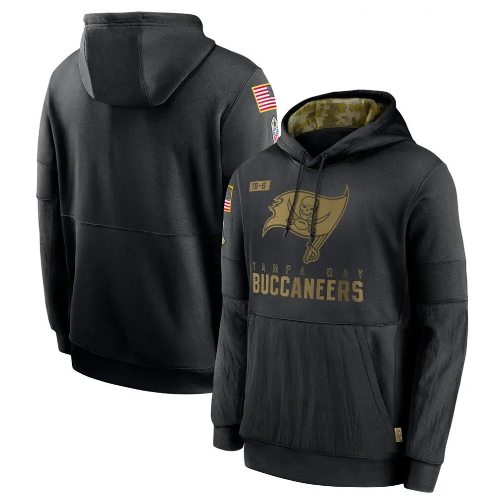 TB.Buccaneers ## Buccaneers Blank Player Black Salute to Service Sideline Performance Pullover Hoodies Home Game BALCE Stitched Jerseys