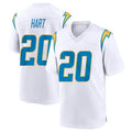 LA.Chargers #20 Cam Hart Player White Home Game BALCE Stitched Jerseys
