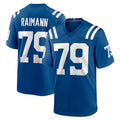 IN.Colts #79 Bernhard Raimann Player Royal Home Game BALCE Stitched Jerseys