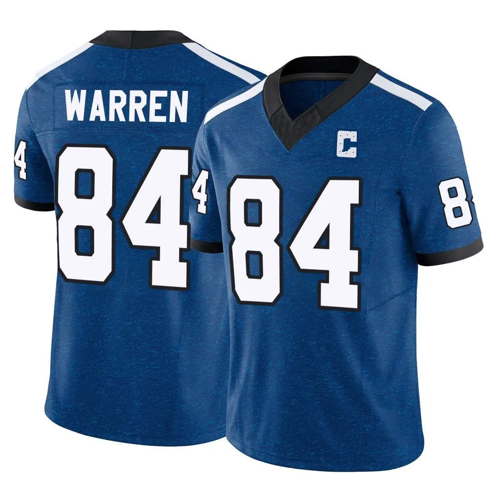 IN.Colts #84 Tyler Warren Player Royal Limited Indiana Nights Alternate Vapor F.U.S.E. Home Game BALCE Stitched Jerseys