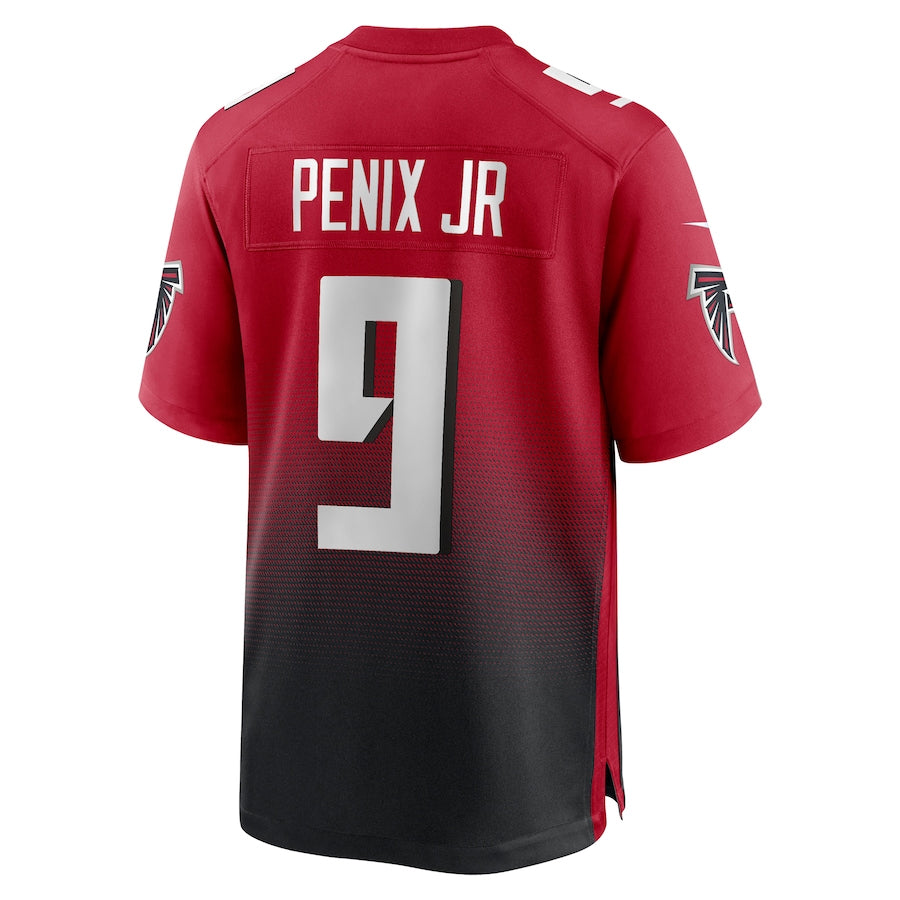 A.Falcons #9 Michael Penix Jr. Player Red Home Game BALCE Stitched Jerseys
