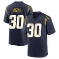 LA.Chargers #30 Alec Ingold Player Navy Home Game BALCE Stitched Jerseys