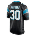 C.Panthers #30 Chuba Hubbard Player Black Game BALCE Stitched Jerseys