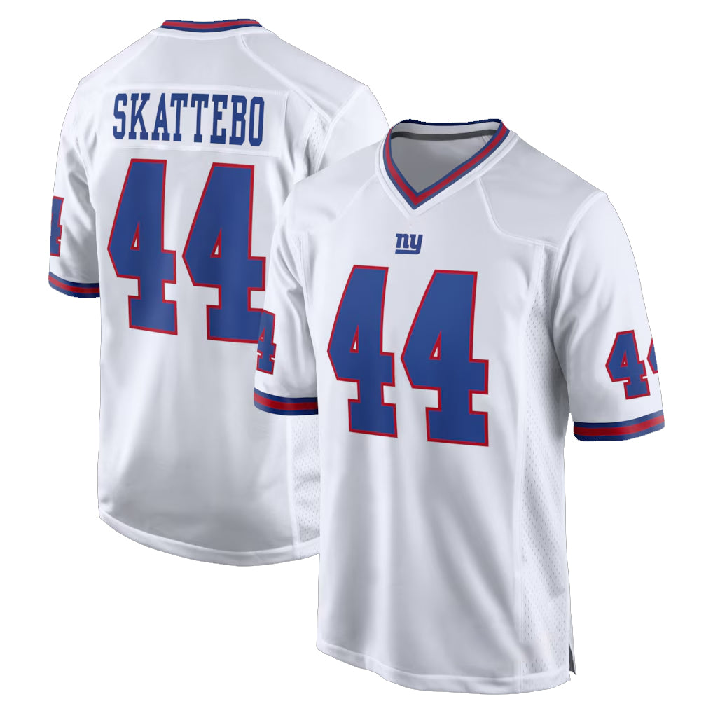 NY.Giants #44 Cam Skattebo Player White Game Home BALCE Stitched Jerseys