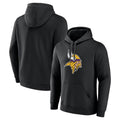 M.Vikings ## Vikings Blank Player Black LOGO Pullover Hoodies Limited Game BALCE Stitched Jerseys