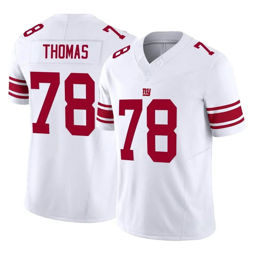 NY.Giants #78 Andrew Thomas Player White Limited Vapor F.U.S.E. Home Game BALCE Stitched Jerseys