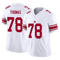 NY.Giants #78 Andrew Thomas Player White Limited Vapor F.U.S.E. Home Game BALCE Stitched Jerseys
