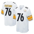 P.Steelers #76 Troy Fautanu Player White Home Game BALCE Stitched Jerseys