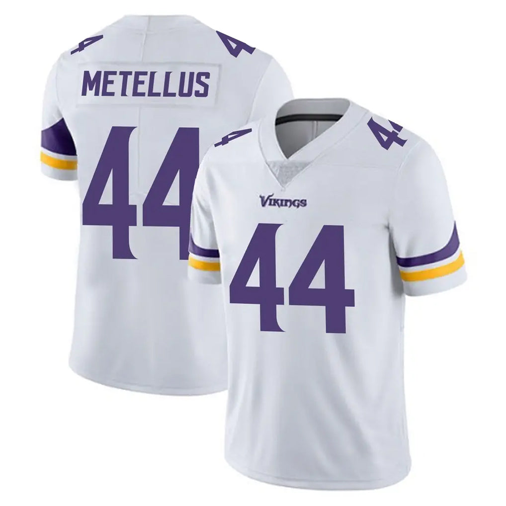 M.Vikings #44 Josh Metellus Player White Limited Vapor Untouchable Home Game BALCE Stitched Jerseys