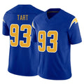 LA.Chargers #93 Teair Tart Player Royal Limited Vapor F.U.S.E. Home Game BALCE Stitched Jerseys