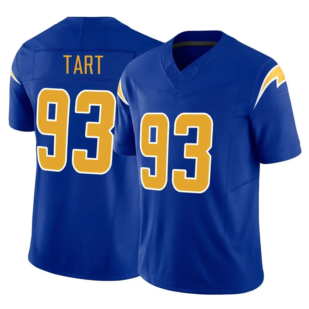 LA.Chargers #93 Teair Tart Player Royal Limited Vapor F.U.S.E. Home Game BALCE Stitched Jerseys