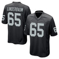 LV.Raiders #65 Tyler Linderbaum Player Black Home Game BALCE Stitched Jerseys