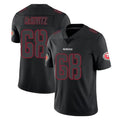 SF.49ers #68 Colton McKivitz Player Black Impact Limited Home Game BALCE Stitched Jerseys