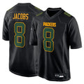 GB.Packers #8 Josh Jacobs Player Black Fashion Home Game BALCE Stitched Jerseys