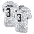 J.Jaguars #3 Jakobi Meyers Player Arctic Camo Salute To Service Limited Game BALCE Stitched Jerseys