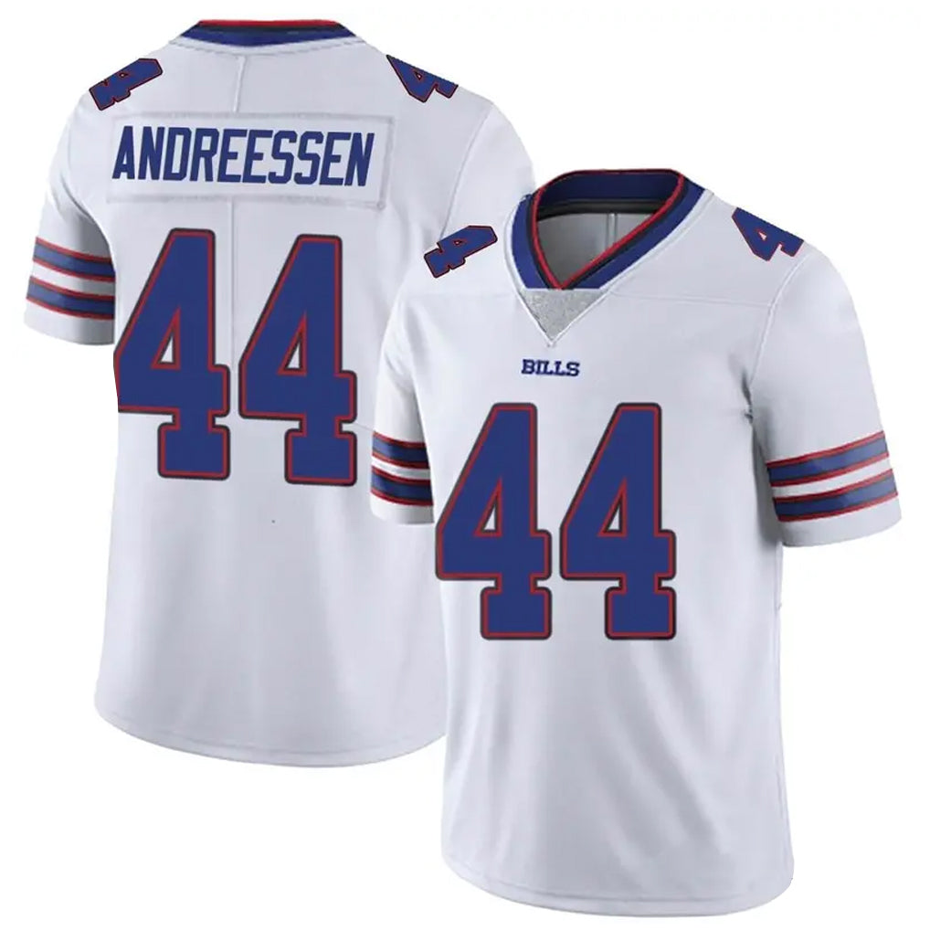 B.Bills #44 Joe Andreessen Player White Vapor Untouchable Limited BALCE Stitched Jerseys