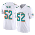 M.Dolphins #52 Patrick Paul Player White Limited Vapor F.U.S.E. Home Game BALCE Stitched Jerseys