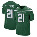 NY.Jets #21 Brandon Stephens Player Green Home Game BALCE Stitched Jerseys