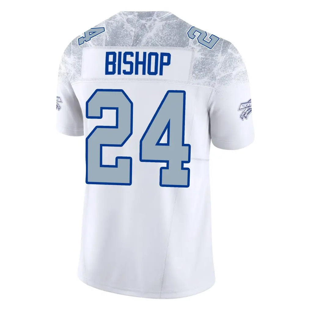 B.Bills #24 Cole Bishop Player White Rivalries Collection Vapor Limited BALCE Stitched Jerseys