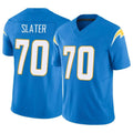 LA.Chargers #70 Rashawn Slater Player Blue Limited Vapor F.U.S.E. Home Game BALCE Stitched Jerseys